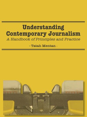 cover image of Understanding Contemporary Journalism